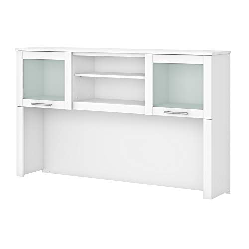 Bush Furniture Somerset Desk Hutch, 60W, White