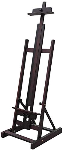 Studio Easel Painting Stand Easel Beech Floor-Standing Indoor Art Easel Height Adjustable Large Studio Easel Artist Storage Painting Easel