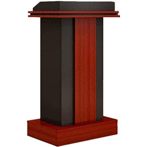 ZEELYDE Acrylic Lectern Podium Stand - Modern Master of Ceremonies Speech Desk for Classrooms, Banquets, Hotels