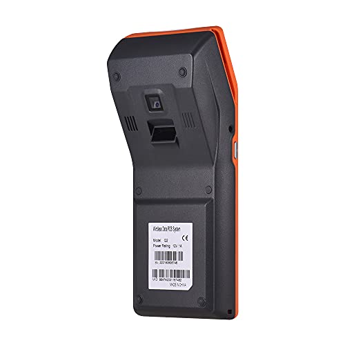 BISOFICE POS Receipt Printer, Android 6.0 OS Mobile POS, 58mm Receipt Printer, 5.45" Touch Screen PDA Printer Supports 3G WiFi BT4.0 USB OTG Bluetooth, Handheld POS Machine Terminal Printer
