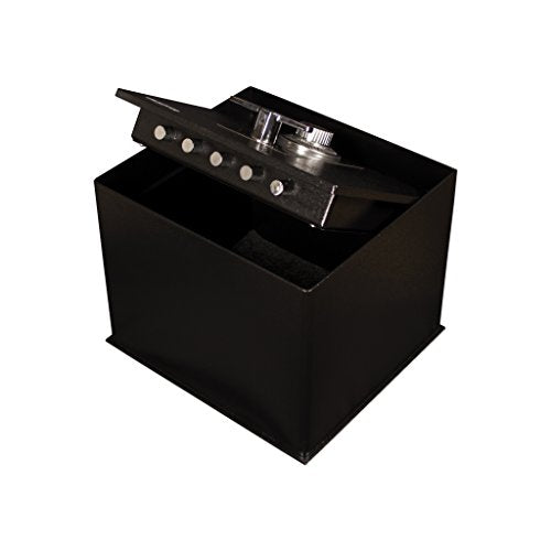 Tracker Safe FS121514-DLG Steel Floor Safe, Mechanical/Dial Lock, Black Powder Coat Paint, 1.49 cu. ft.