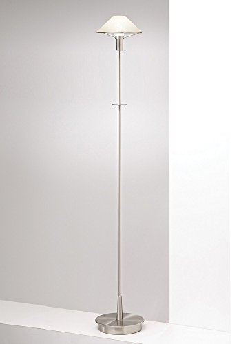 Holtkotter 6517 SN ABR Aging Eye - One Light Floor Lamp, Glass Options: Alabaster Brown