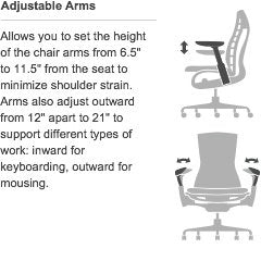 Herman Miller Embody Ergonomic Office Chair | Adjustable Arms & Carpet Casters | Black Rhythm