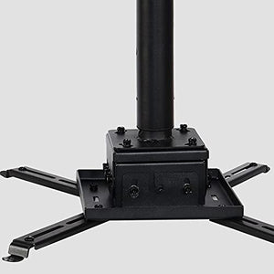 BNNP Ceiling Projector Mount Bracket - Adjustable Telescopic Stand for Home or Studio (Black)