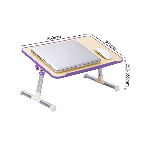 SFFZY Portable Computer Desk, Height Adjustable Laptop Computer Desk, Suitable for Dormitory Room University Bed Outdoor