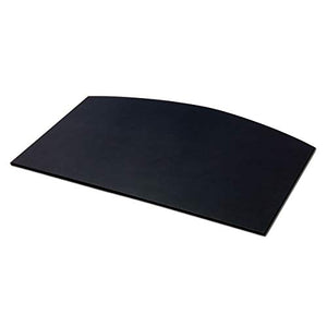 Dacasso Black Arched Desk Pad, 34.00 x 24.00 x 0.25 (P1022)