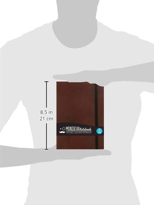 Monsieur Notebook Leather Journal - Brown Plain Medium (Monsieur Notebook Plain, 24-lb Ivory)
