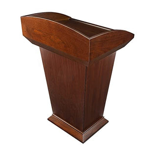 None Hardwood Standing Full Lectern