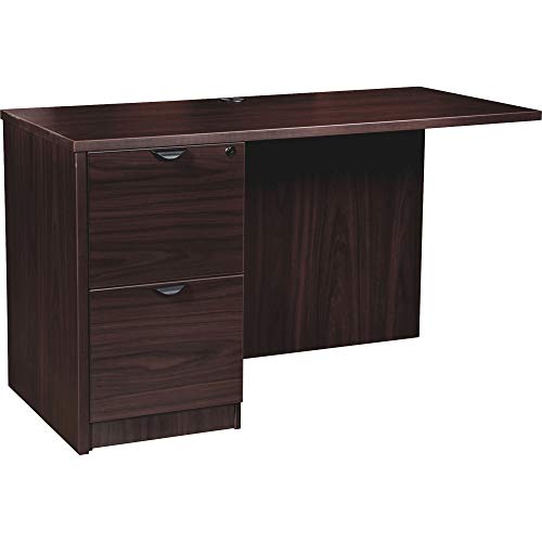 Lorell Left Return Desk, 42"x24"x29", Espresso