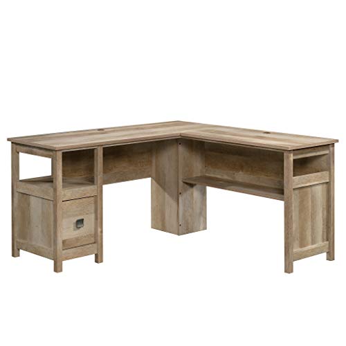 Sauder 422884 Cannery Bridge L-Desk, Lintel Oak Finish
