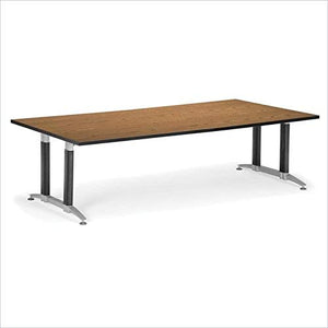 OFM KT4896MB-EOAK Mesh Base Conference Table, 48" x 96" Oak