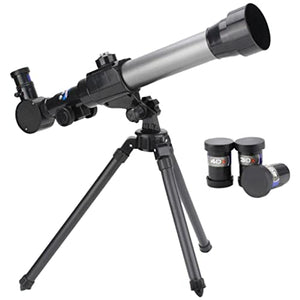 Astronomical Telescope for Kids Landscape Telescope with Tripod Compact Large Eyepiece Bird Watch Travel Outdoor Sports Games Concerts Early Science Education Toys for Children