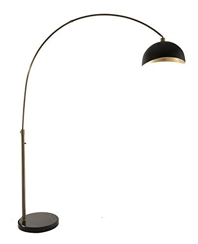 Nova of California 2111017 Luna Bella Arc Lamp, Weathered Brass