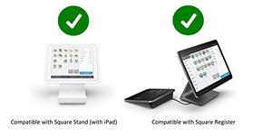 POS Hardware Bundle for Square - Cash Drawer and Thermal Receipt Printer,[Compatible with Square Stand and Square Register]