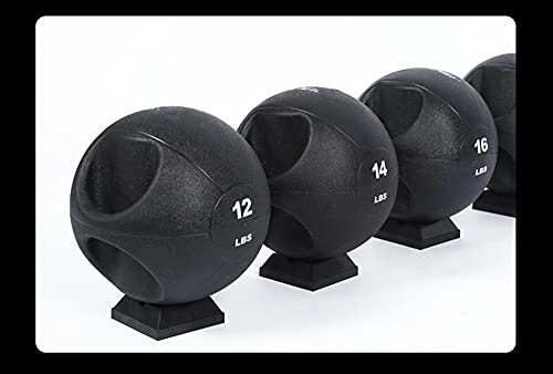 Medicine Balls WXYZ 12lb/5.4kg, Solid Rubber Balance Ball Training Ball, Home Gym Strength Training Equipment