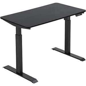 Height Adjustable Computer Desk, Home Office Gaming Desk, 47.2" Modern Simple Style Sit Stand Electric Desk, Writing Computer Workstation or Home Office,Black