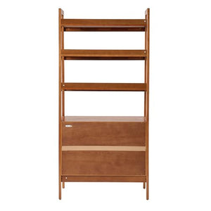Generic Solid Wood Ladder Bookcase - Jozsef 76'' H x 36'' W - Acorn