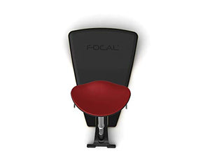 Active Collection FLT-1000-BK-RD Locus Mobile Stand-up Leaning Seat with Foot Rest Platform, Chili Pepper