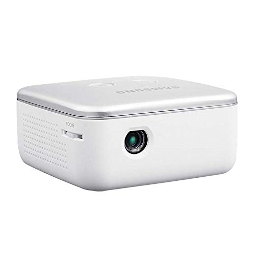 Samsung Smart Beam Portable Mini Projector (SSB-10DLFN08 Silver) Wi-Fi Connection, Screen Mirroring (Samsung Smart View App), 4000mAh Battery