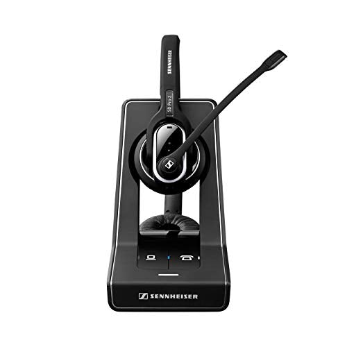 Sennheiser SD PRO2 Cordless Headset with NEC EHS Adapter - Compatible with Digital NEC Phones DT3xx/DT4xx, IP Phones DT7xx/DT8xx*