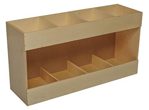 Childcraft Single-Sided Mobile Book Center, 47-3/4 x 14-1/2 x 25-3/4 Inches