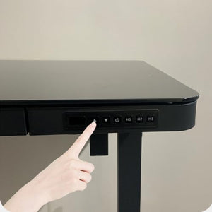 SanzIa Height Adjustable Standing Desk, Ergonomic Computer Workstation, Single Motor Sit Stand Desk (Without Chair)