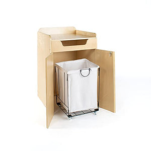 Guidecraft Library Book Drop - Rolling Books and Media Storage Unit, Office and School Supply