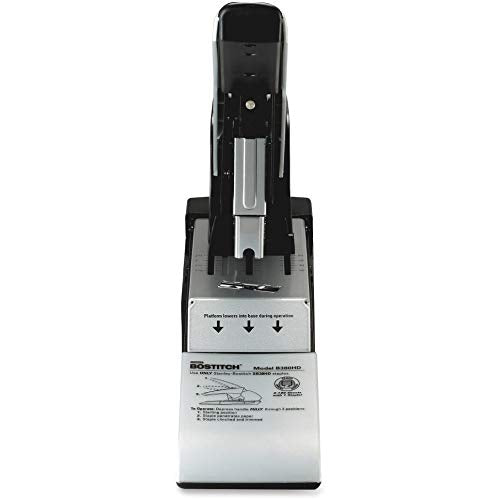 Bostitch, B380HD, Auto 180 Xtreme Duty Automatic Stapler, 180-Sheet Capacity, Silver/Black, 2/Pack, Sold As 1 Pack