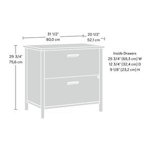 Sauder Whitaker Point 2-Drawer Lateral File Cabinet, Natural Maple Finish