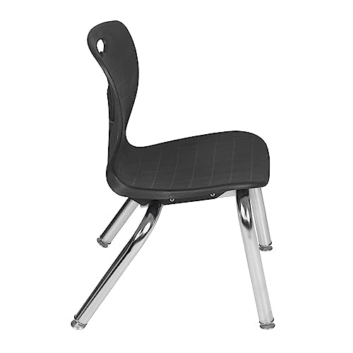 Regency Kids Stack Chair, 12", Black