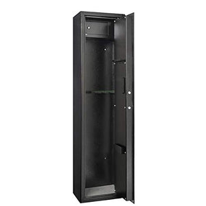 PARAGON SAFES 7501 Electronic 5-Gun and Rifle Safe – 4.26 cu ft Solid Steel Gun Cabinet for Firearms (Black)