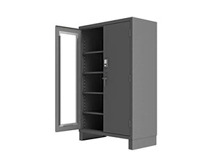 Durham 3703CXC-BLP4S-95 Storage Cabinet, 78" Height, Gray