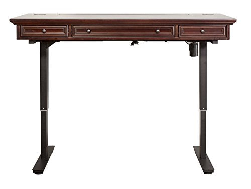 Martin Furniture MV384T-KIT Mount View Electric Sit/Stand, Brown