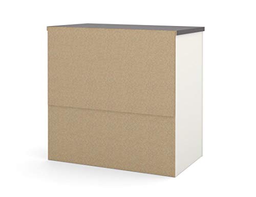 Bestar 2-Piece Set Including a L-Shaped Desk and a lateral File Cabinet - Connexion