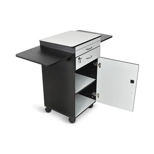 A-TO-Z SUPPLY 38" Mobile AV Presentation Station Cart with Locking Cabinet