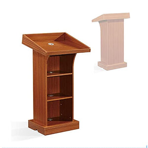 None Lectern Podium Stand, Modern Minimalist Chair for Restaurant, Wedding, Lecture Hall, and Office