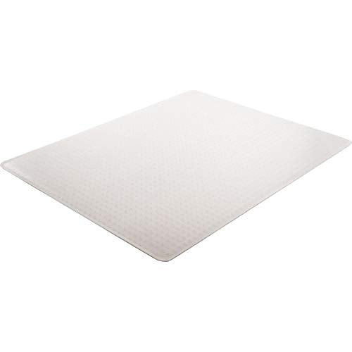 deflecto CM17743 60 x 60 Clear ExecuMat Intense All Day Use Chair Mat for High Pile Carpet