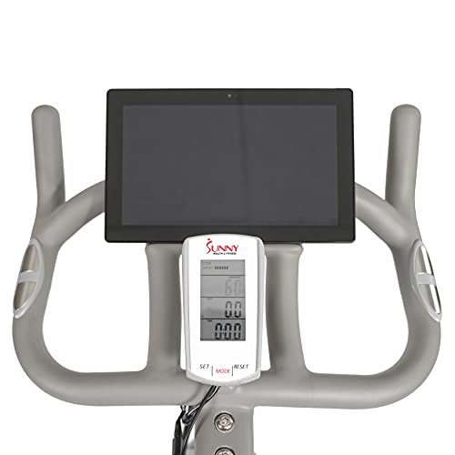 Sunny Health & Fitness Magnetic Belt Drive Premium Indoor Cycling Bike - SF-B1876