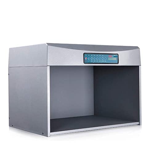 YFYIQI Color Assessment Cabinet Light Box with 6 Light Sources - D65 TL84 UV F CWF TL83