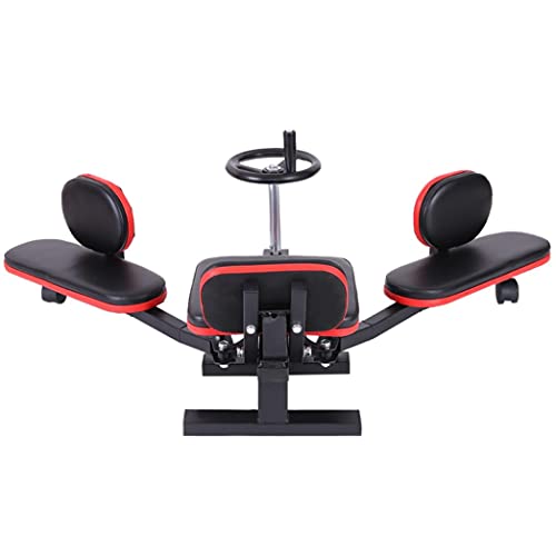 UNIGLE Leg Stretcher 330LBS Heavy Duty Leg Stretching Training Machine for Home Gym Foldable Leg Stretcher Strength Training Equipment Improve Flexibility Perfect for Dancer Men/Women