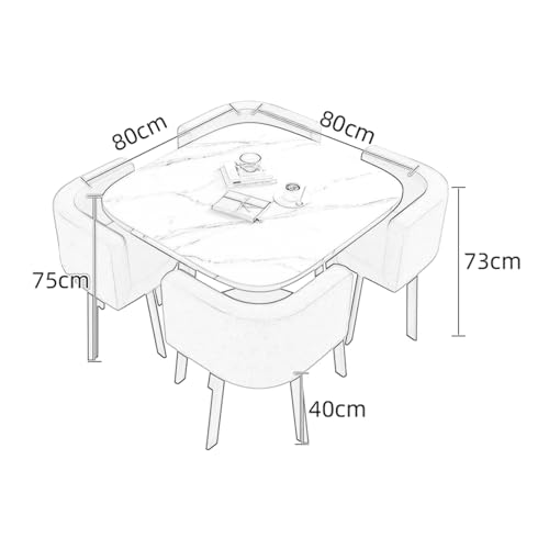 HASMI Conference Table with Chairs Set - Modern Office Reception Furniture