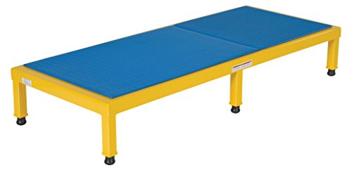 Vestil Adjustable Work-Mate Stand with Ergo Matting Deck, 500-lb. Capacity, 60" x 24" - AHT-H-2460