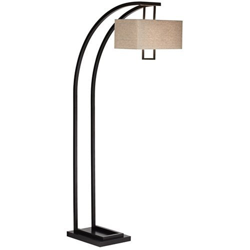 Aiden Place Oil-Rubbed Bronze Arc Floor Lamp