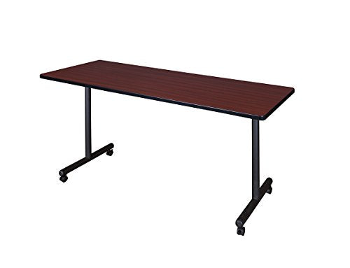 Regency Seating Kobe 72 by 24-Inch Mobile Training Table, Mahogany