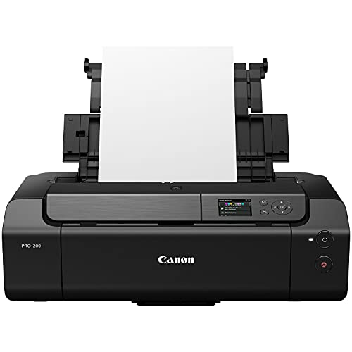 Canon PIXMA PRO-200 Wireless Professional Inkjet Photo Printer - (4280C002) Bundle with Corel Photo Video Suite PaintShop Pro with VideoStudio (Digital Download) + 1 Year Extended Protection Plan