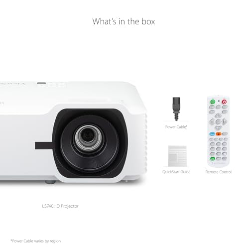 ViewSonic LS740HD 5000 Lumens 1080p Laser Projector with Optical Zoom