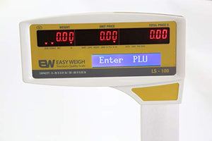 Easy Weigh LS-100 60 LB Dual Range Price Computing Printing Scale