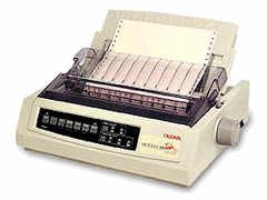 Generic Microline 321/D Turbo Printer - B/W - DOT-Matrix - 240 DPI X 216 DPI - 9 PIN - 3'