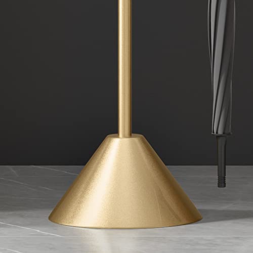 BinOxy Freestanding Coat Rack Clothes Storage Display Rack - Gold