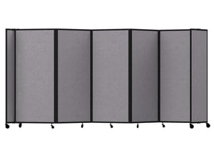 VERSARE Room Divider 360 Portable Wall Partition | Folding Panels | Large Freestanding Divider | Locking Wheels
